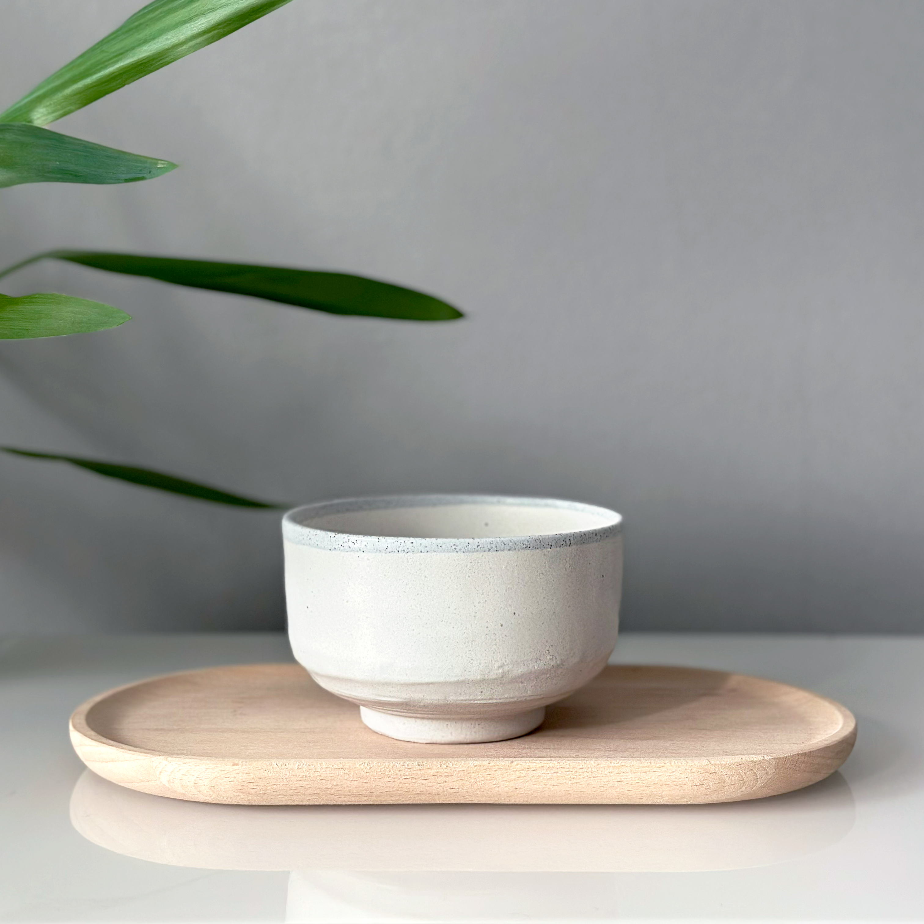 Japonská keramická miska bílá #2